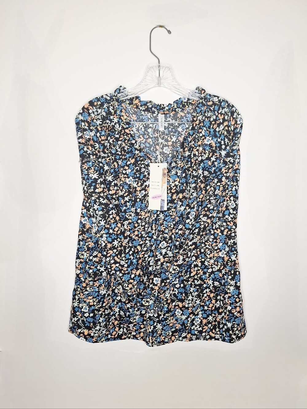 DoKoToo "BoHo Floral" Bohemian,bloom core, blouse.